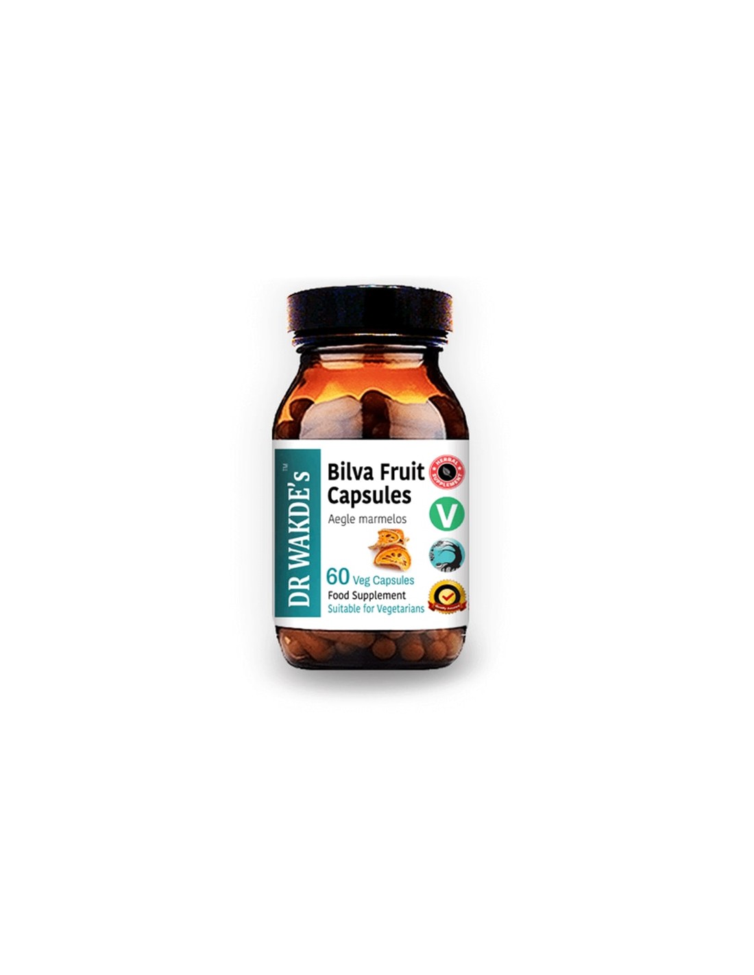 Bilva fruit / Bilva (fruit) Ayurveda, 60 capsules DR WAKDE's