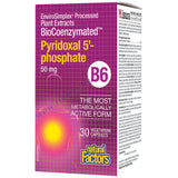 BioCoenzymated P-5-P / Pyridoxal 5-Phosphate B6 50 mg - 30 capsules