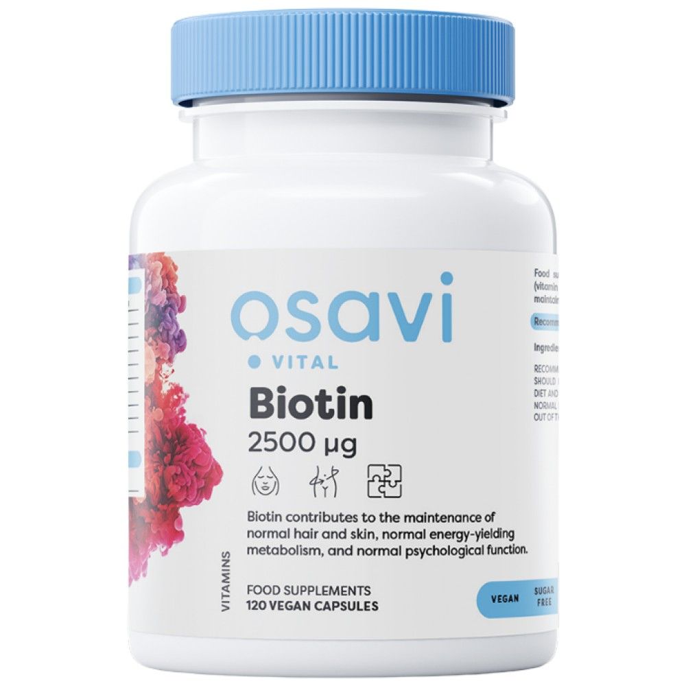 Biotin 2500 mcg - 60 capsules