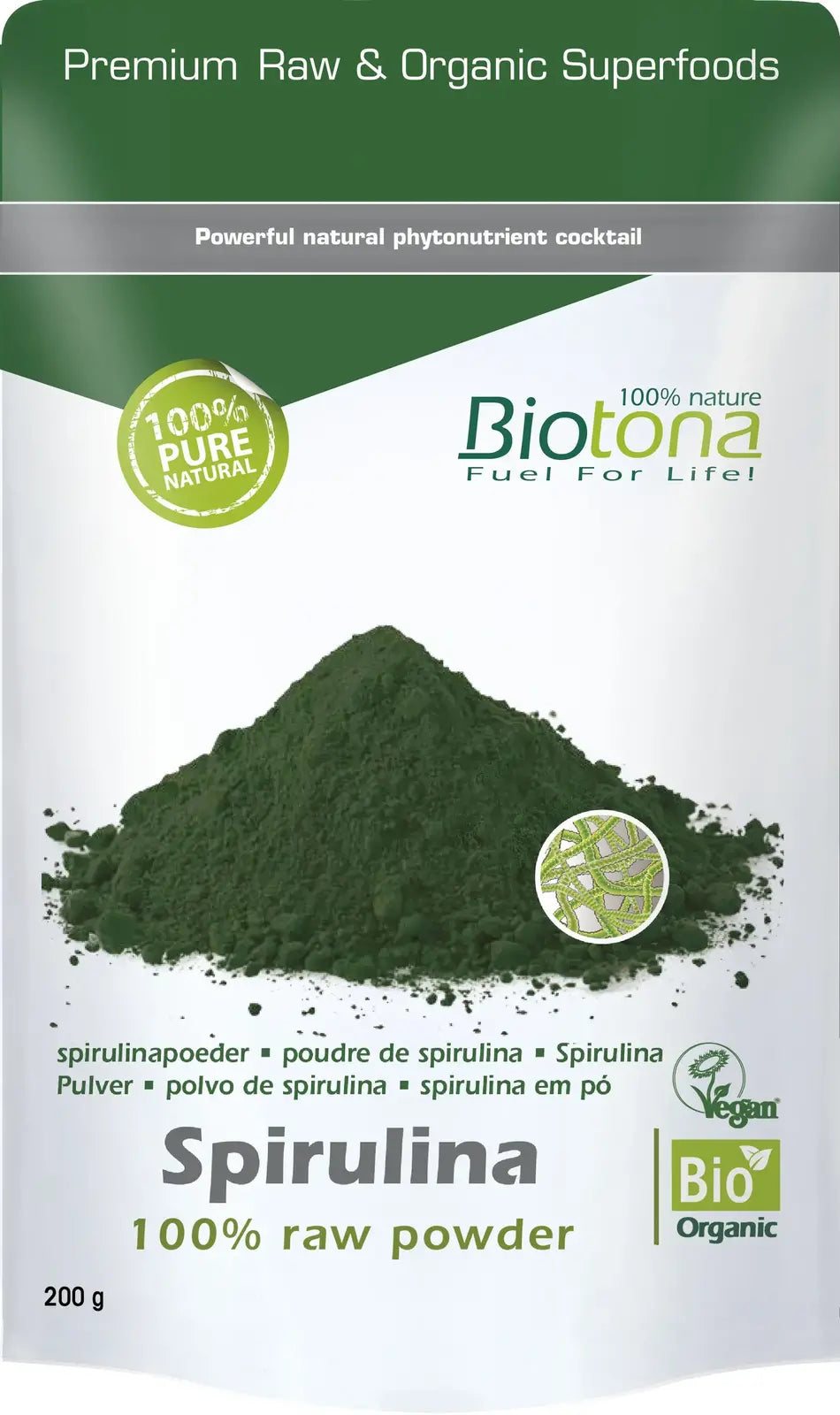 Biotona organic spirulina 200 g