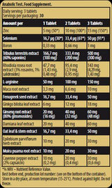 Black Line / Anabolic Test - 90 Tablets