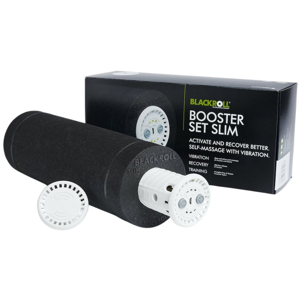 <tc>Blackroll</tc>® Booster Set Slim | Tenký pěnový váleček s masážním přístrojem