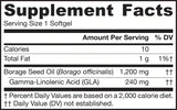 Borage (GLA) 1200 mg - 120 Gel capsules