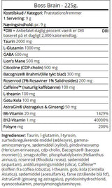 Šéf mozek | Nootropic s Bacopa, Rhodiola & Lion's Mane - 225 gramů