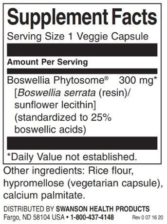 Boswellia Phytosom - Standardizované 300 mg / 60 VCAPS - 0