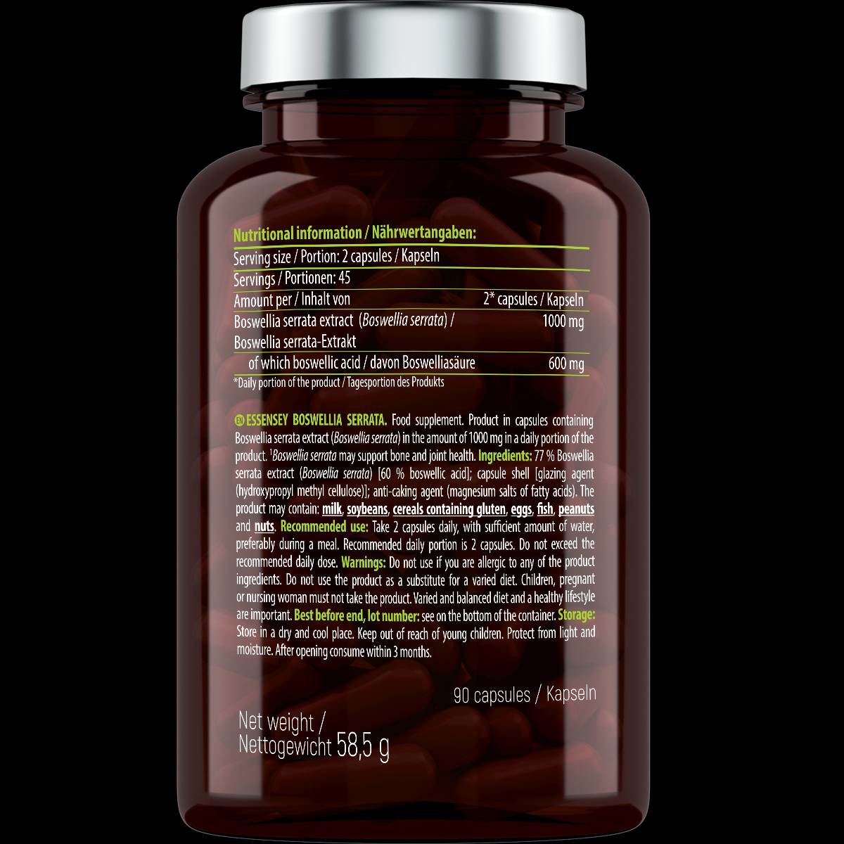 Boswellia Serrata 500 mg - 90 tobolek