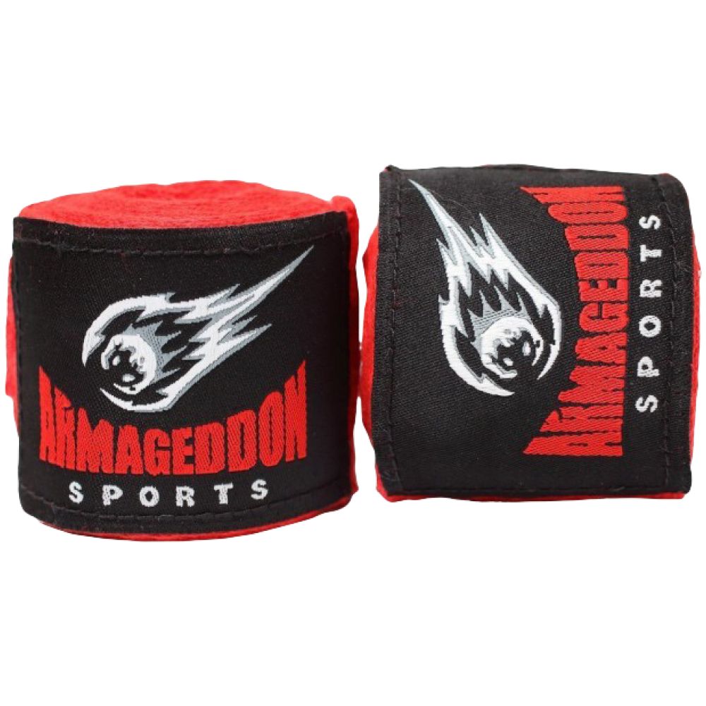 Boxen Hand wraps 4.5 m - rout / Boxen Grenzen 4,5 m - Red 4.5m