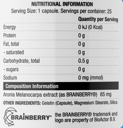Brainberry | Amplify -serie - 25 capsules
