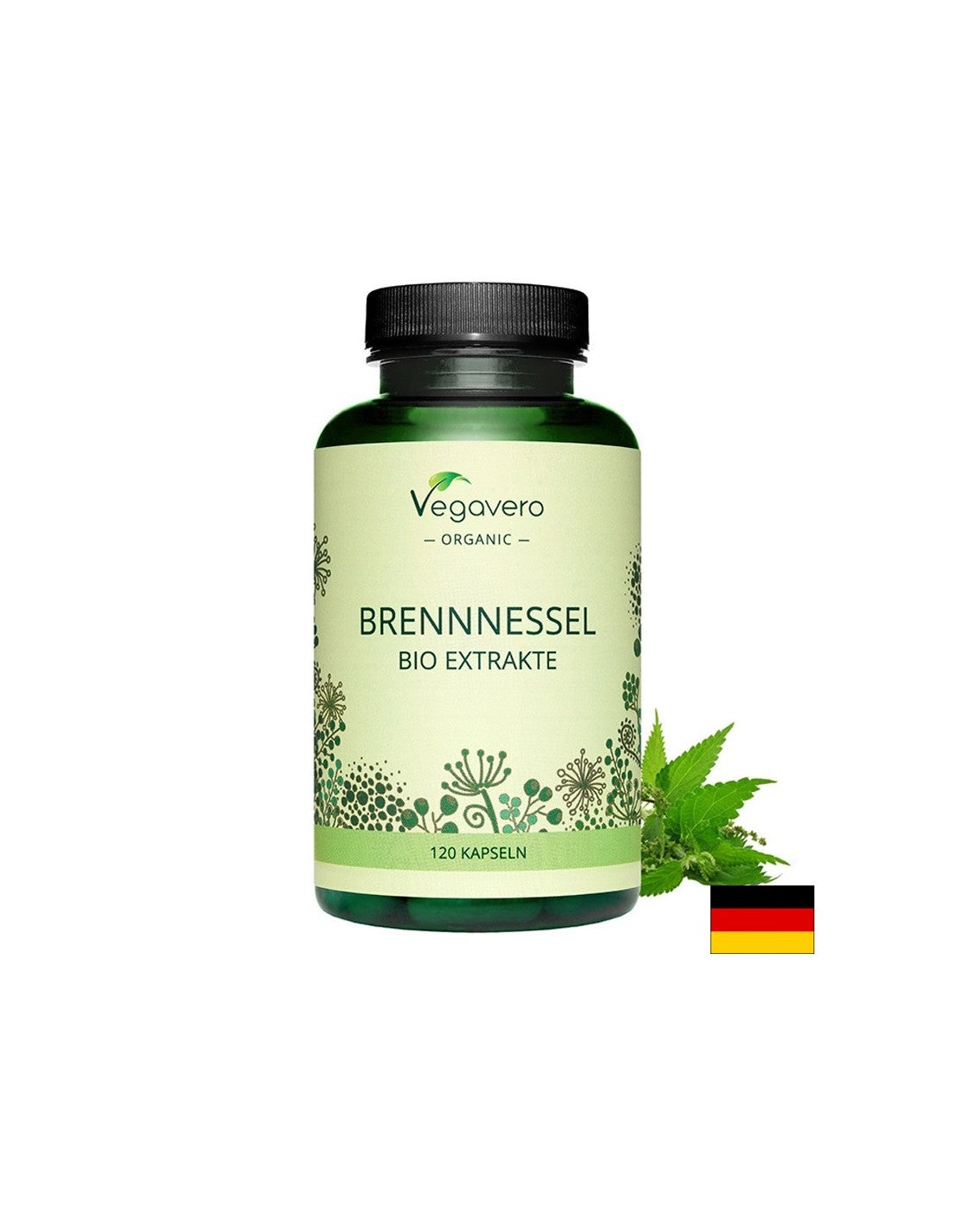 Organesch Dowleel Extrakt - Brennslesche Bio Extrakte, 120 Vegavone Kapselen