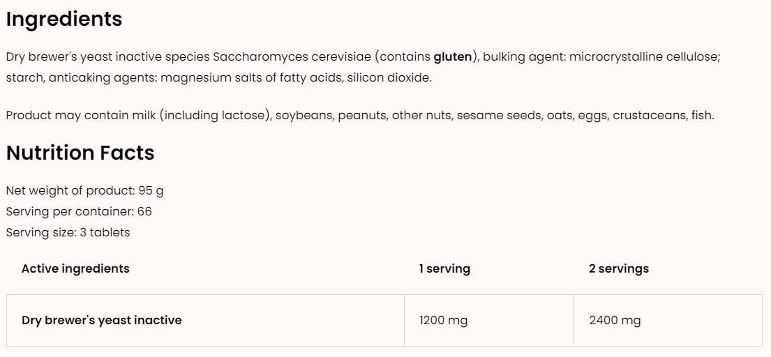 Brewerovy kvasinky 400 mg 200