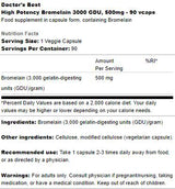 Bromelain 3000 GDU 500 mg | Vysoká účinnost - 90 tobolek