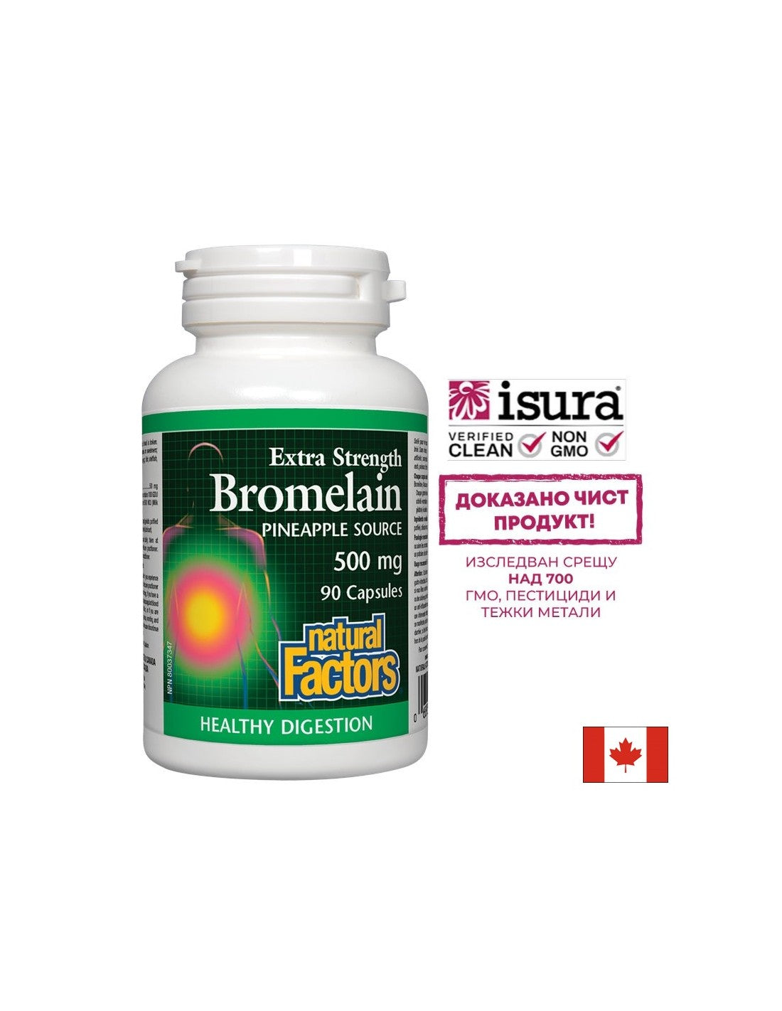 Bromelain hydrochlorid 500 mg - 90 tobolek