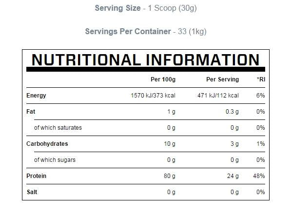 Brown Rice Protein 1000 grams