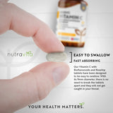 Vitamín C 1000 mg s bioflavonoidy a šípky 180 <tc>Nutravita</tc> tablety
