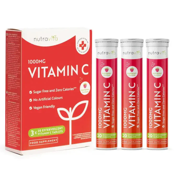 Vitamin C 1000 mg 60 soluble tablets (3x20) Nutravita