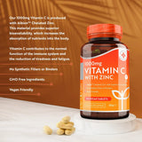 Vitamin C 1000 mg with Zinc (Albion® Zinc) 15mg 210 tablets Nutravita