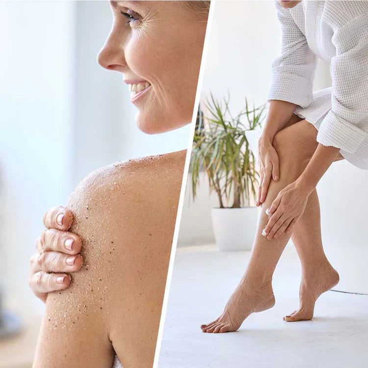 Scrub antienvejecimiento de vitamina C con mango para la renovación de la piel de 250 ml