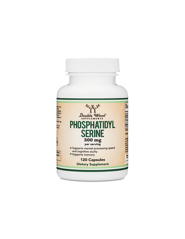 Phosphatidyl serine/ Фосфатидилсерин, 300 mg, 120 капсули Double Wood - Feel You