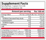 <tc>Pure Nutrition</tc> - CARNI MAX LÍQUIDO con GUARANÁ y TÉ VERDE - 1000 ML