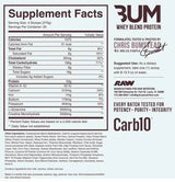 CBUM Mass Gewënn | Whey Protein & Carb10® - 5443 Gramm