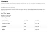 CGT Pudder / Creatine + Glutamine + Taurin 600 Gramm