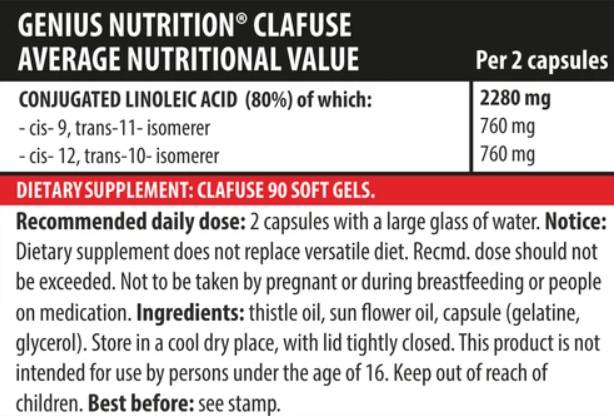 CLA-Fuse - 90 Gel capsules