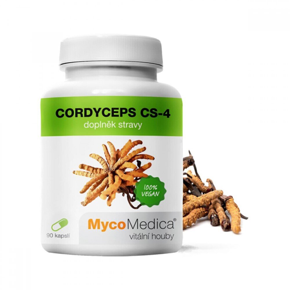 Cordyceps CS-4 /90 capsules x500 mg/- mycelium extract 30% polysaccharides MycoMedica