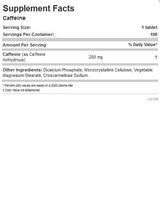 Cafeína - 100 tabletas