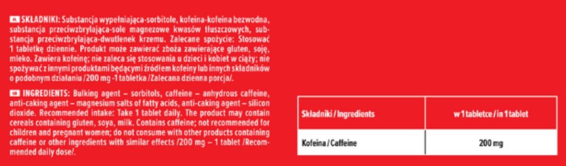 Kaffein 200 mg - 200 Pëllen