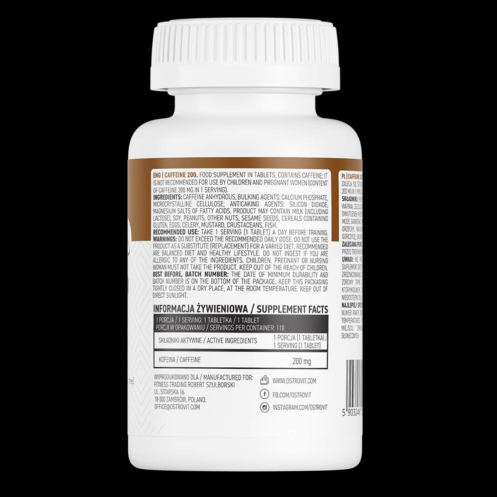 Caffeine 200 - 110 tablets