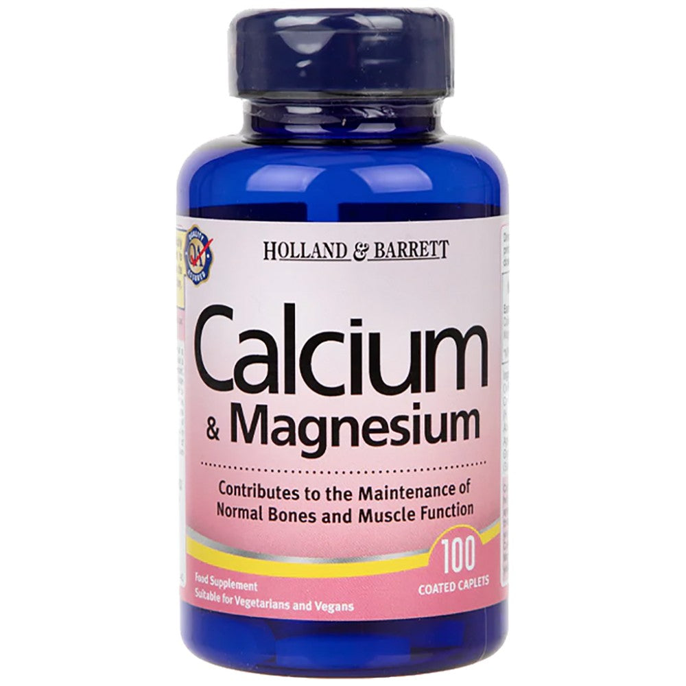 Calcio y magnesio - 100 Caplets