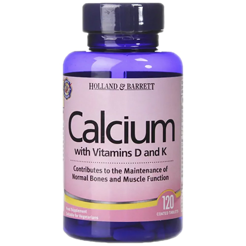 Calcium met vitamines D en K 120 tabletten