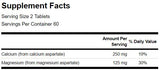 Calcium and Magnesium (Aspartate Complex) 120 tablets