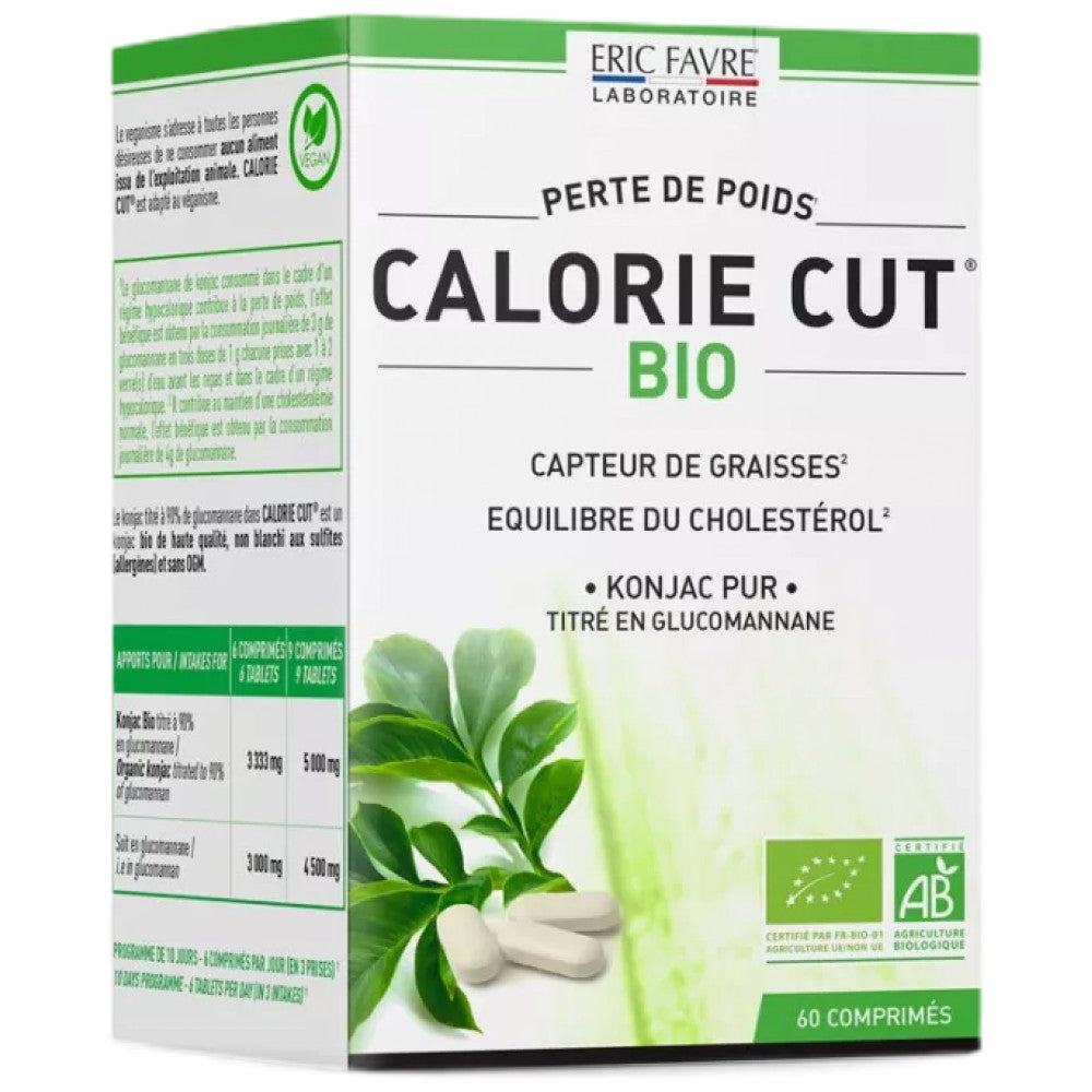 Kalorie Cutt - Glucannan Konjak | Vegan frëndlech - 60 Pëllen