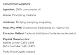 Óleo de cânfora | Cânfora 100% pura de Cinnamomum - 30 ml
