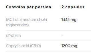 Caprylic Acid 1200 mg - 60 Gel capsules