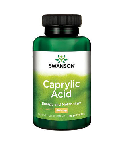Kaprilo rūgštis 600 mg - 60 gelio kapsulių