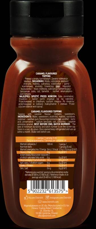 Caramel Syrup / Zero Calorie 320 ml