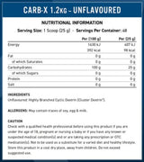Carb-X | 100% Cyclic Dextrin Carbohydrates - 300 grams