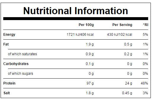 CarniPro 97% Hydrolysed Beef Protein Unflavoured 2500 grams