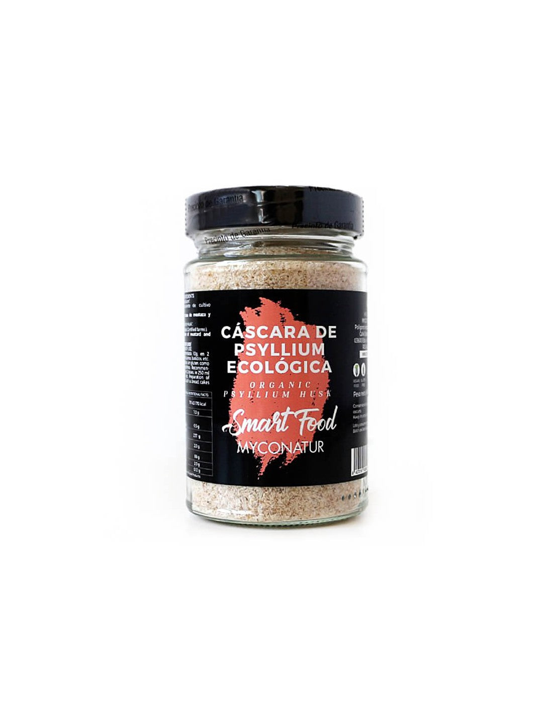Cascara de psyllium, Bio - Organic psyllium husk powder, 120 g Myconatur
