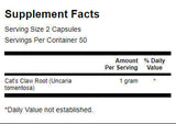 „CAT CLAW 500 mg“ - 100 kapsulių