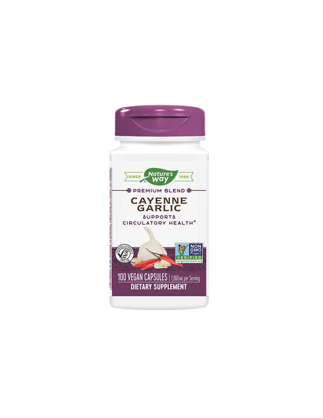Cayenne Garlic - 100 capsules