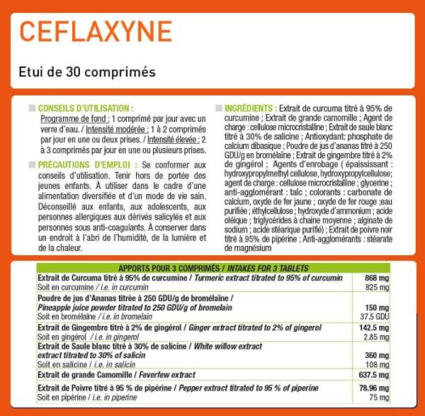 Ceflaxyne® | Natural Pain Killer - Calms & Soothes - 30 Tablets