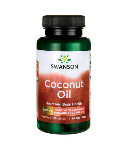 Certyfikowany organiczny olej kokosowy 1000 mg - 60 żelowych kapsułek