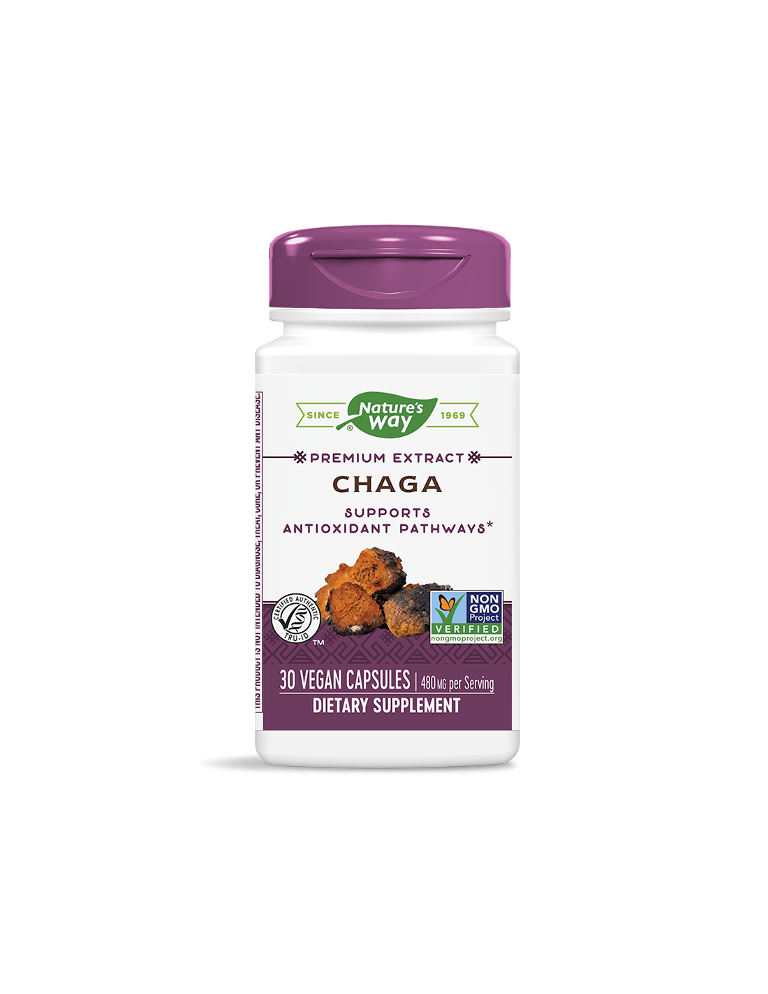 Chaga / Chaga 480 mg x 30 capsules Nature's Way