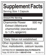 Chamomile Blummen Extrakt 500 mg | Standardiséiert Apigenin - 60 Kapselen