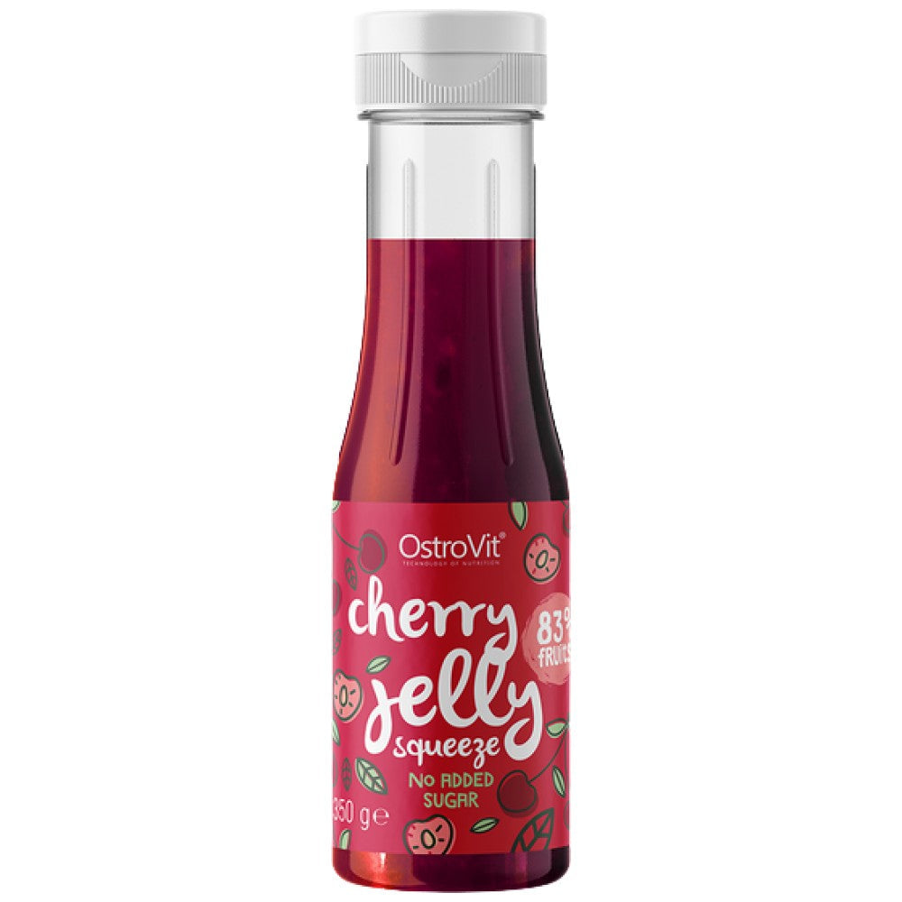 Cherry 83% Jelly Squeeze | Sem adição de açúcar 350 ml