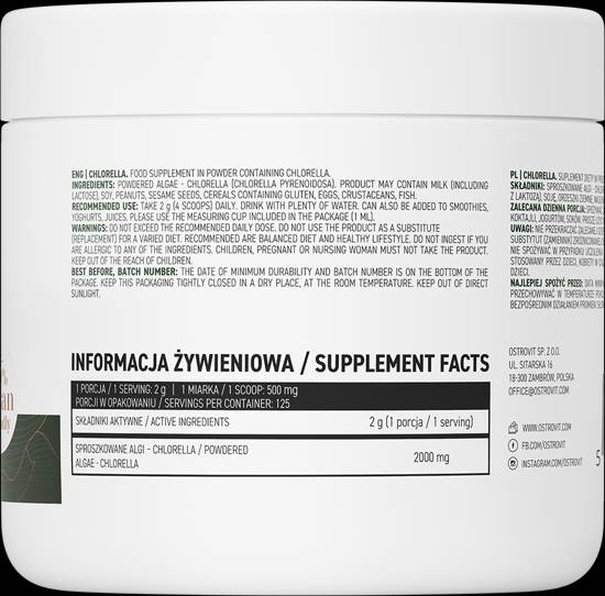 Chlorella Powder 250 grams