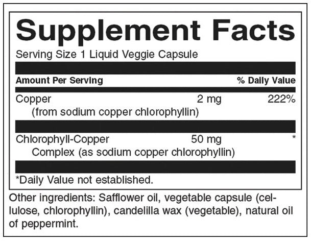 Chlorophyll 104 mg - 90 capsules